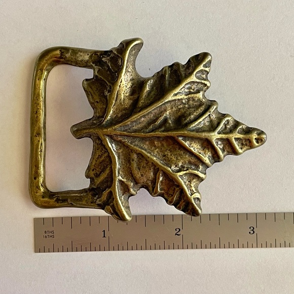 Hippie Trinity Brass Belt Buckle - Picture 2 of 4